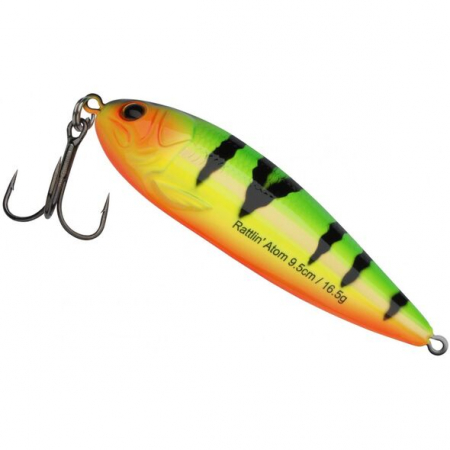 Oscilante - Lingurita oscilanta Abu Garcia Rattling Atom 9,5 cm; 16,5 g Firetiger