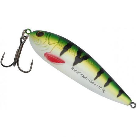 Oscilante - Lingurita oscilanta Abu Garcia Rattling Atom 9,5 cm; 16,5 g Perch