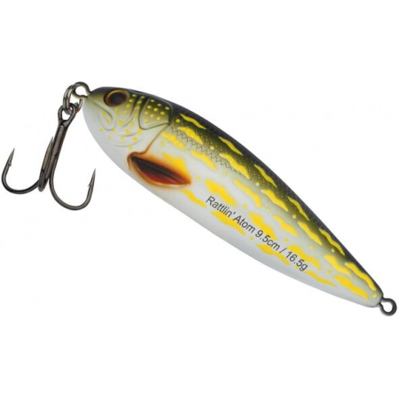 RAPITORI - Lingurita oscilanta Abu Garcia Rattling Atom 9,5 cm; 16,5 g Pike