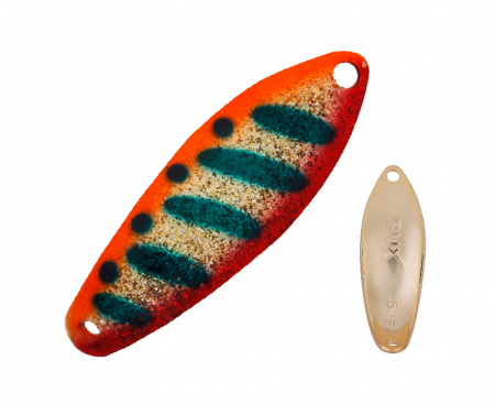 Pentru pastrav - Lingurita oscilanta Angler'z System - BUX Galaxy  37.8mm/12.2mm, 3.8g, Culoare XPL-G