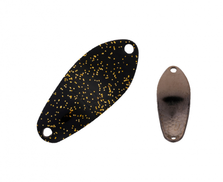 Naluci hard - Lingurita oscilanta Angler'z System - Dohna Black Nickel Baze  30.8mm/12.5mm, 3g, Culoare SC7