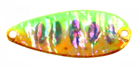 Field Hunter - Lingurita oscilanta Field Hunter - LM701 Shell  41mm, 7g, Culoare Y1 - G. yamame verde fluorescent