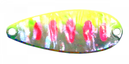 Field Hunter - Lingurita oscilanta Field Hunter - LM701 Shell  41mm, 7g, Culoare Y5 - S. Chart/Fluorescent Pink Yamame
