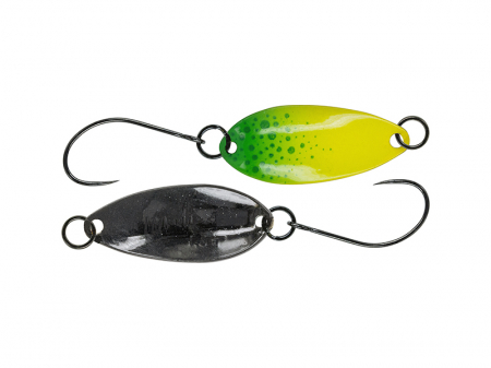 Oscilante - Lingurita Oscilanta Molix Elite Area Spoon 2.8 cm, 2.5g, Lime Spot/ Black