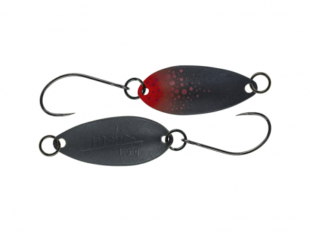 Oscilante - Lingurita Oscilanta Molix Elite Area Spoon 2.8 cm, 2.5g, Mat Black/ Red Spot