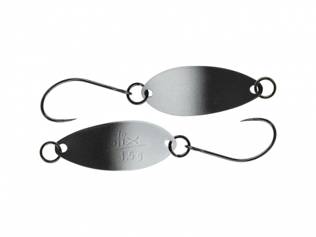 Oscilante - Lingurita Oscilanta Molix Elite Area Spoon 2.8 cm, 2.5g, Mat Black & White