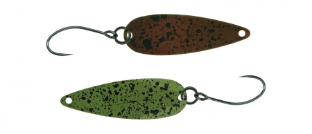 Pastrav - Lingurita Oscilanta Molix Lover Area Spoon 1.8g Mat Brown/ Green Splatter