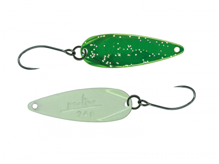 Oscilante - Lingurita Oscilanta Molix Lover Area Spoon 2.4g Mettalic Green Flash