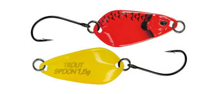 RAPITORI - Lingurita Oscilanta Molix Trout Spoon 2.5g Red & Yellow