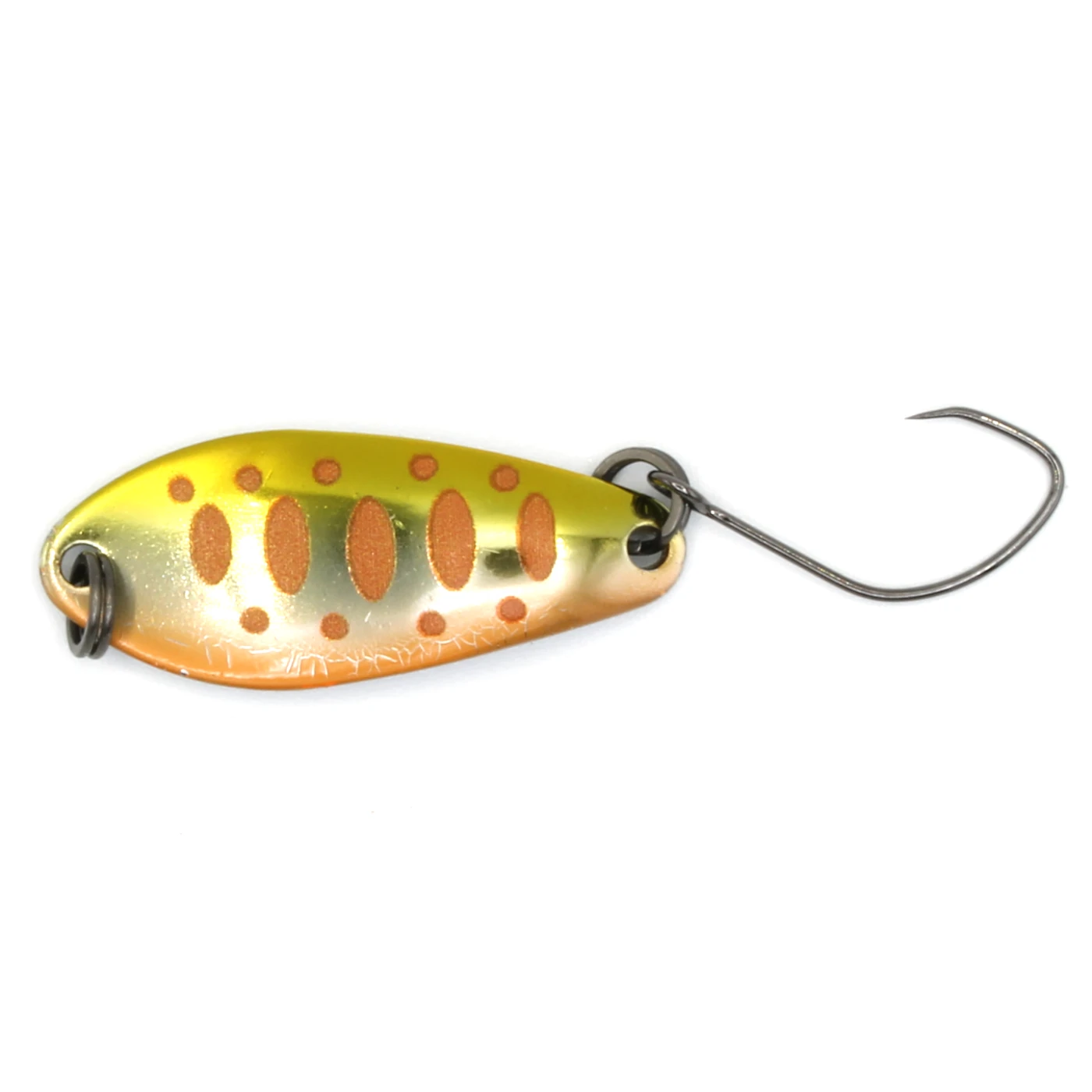 JAPAN - Lingurita oscilanta Mukai Bikaze Clown  32mm, 3.5g, Culoare K8 - Chart Orange Yamame