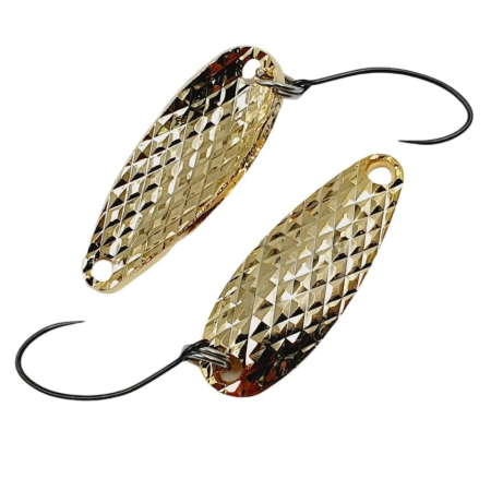 Oscilante - Lingurita oscilanta Mukai Iwana Both Side Diamond Cut  2.7cm, 3g, Gold
