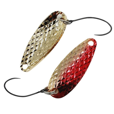 Oscilante - Lingurita oscilanta Mukai Iwana Both Side Diamond Cut  2.7cm, 3g, Red Gold