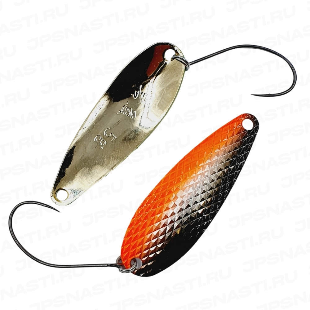 Oscilante - Lingurita oscilanta Mukai Iwana Diamond Cut  2.7cm, 3g, Black S Orange