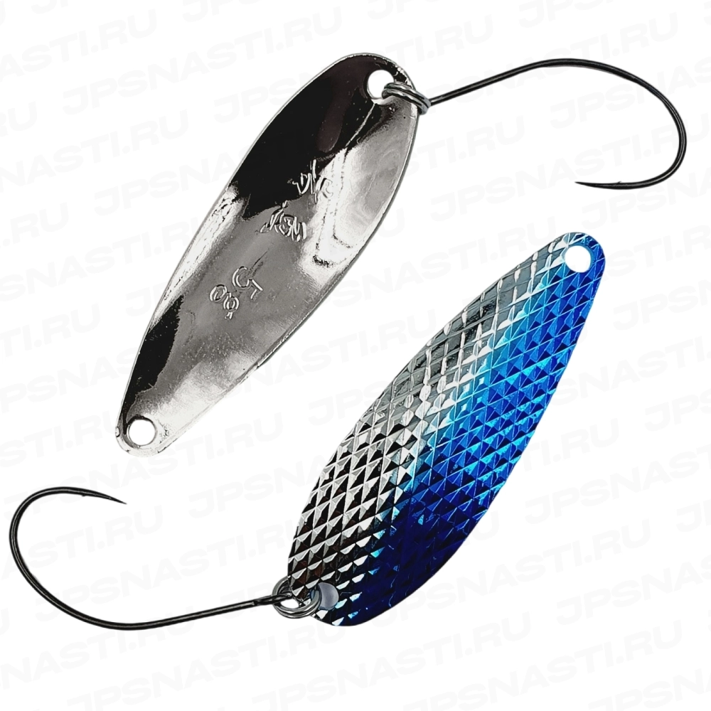 RAPITORI - Lingurita oscilanta Mukai Iwana Diamond Cut  2.7cm, 3g, Blue Silver