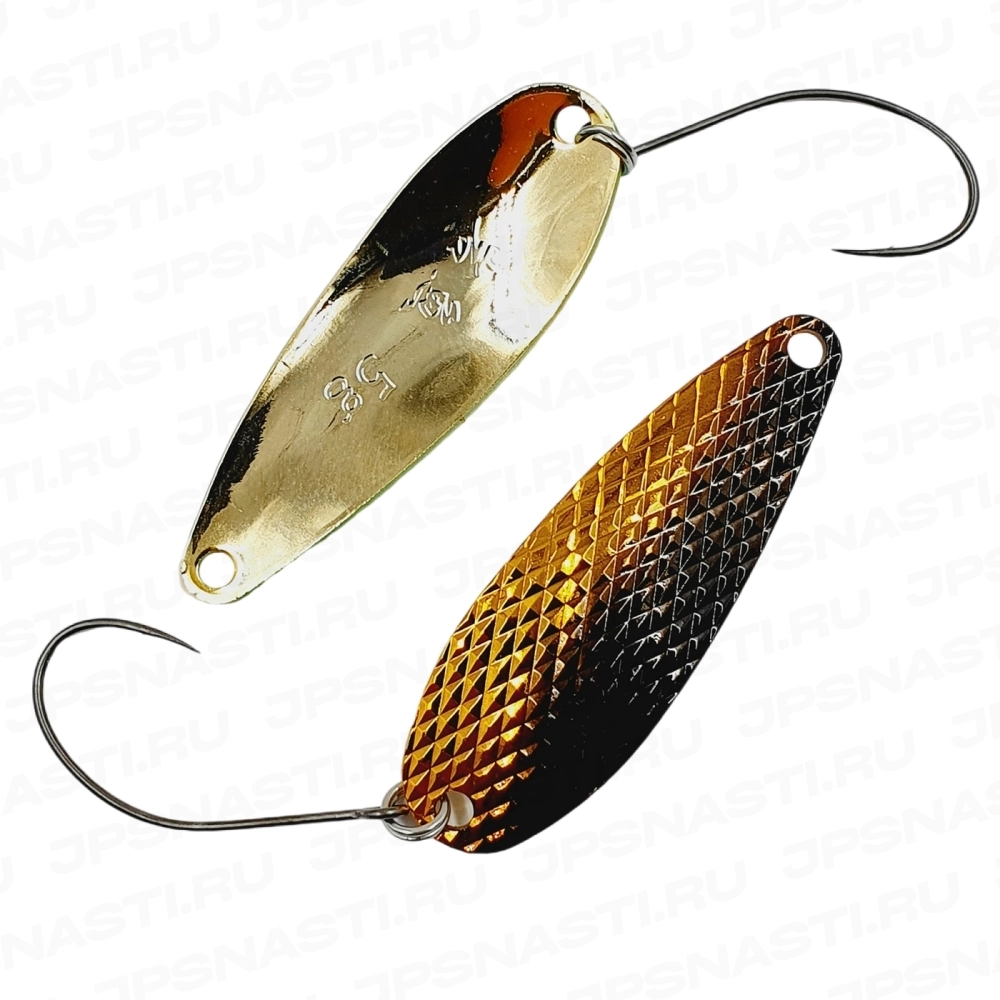 Oscilante - Lingurita oscilanta Mukai Iwana Diamond Cut  4.6cm, 5g, Yellow G Black