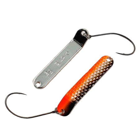 Oscilante - Lingurita oscilanta Mukai Yamame Diamond Cut  2.4cm, 3g, Black S Orange