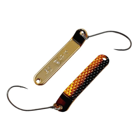 Oscilante - Lingurita oscilanta Mukai Yamame Diamond Cut  2.4cm, 3g, Yellow G Black