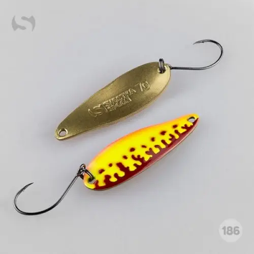 Pentru pastrav - Lingurita oscilanta Wist Shostka Spoon Reptile 7g, 48 mm, Culoare 186