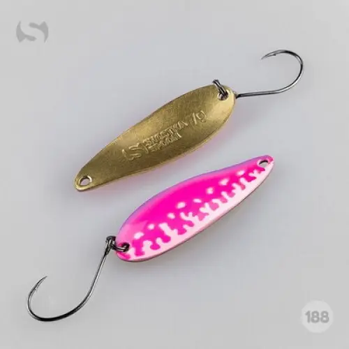 Pentru pastrav - Lingurita oscilanta Wist Shostka Spoon Reptile 7g, 48 mm, Culoare 188