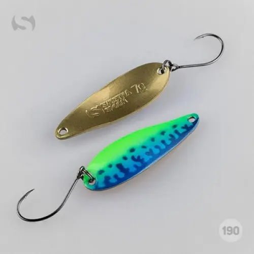 Pentru pastrav - Lingurita oscilanta Wist Shostka Spoon Reptile 7g, 48 mm, Culoare 190