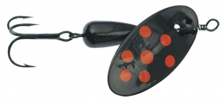 Rotative - Lingurita rotativa Panther Martin Spotted Black Fluorescent # 2