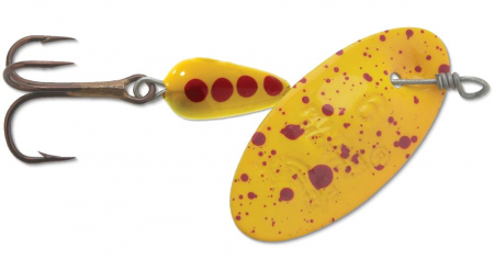 Naluci hard - Lingurita rotativa Panther Martin Yellow Speckled # 4