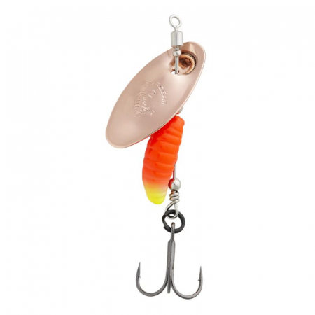 Spinnere - Lingurita rotativa Savage Gear Grub Spinner 0,  2.2g, Copper Red Yrellow
