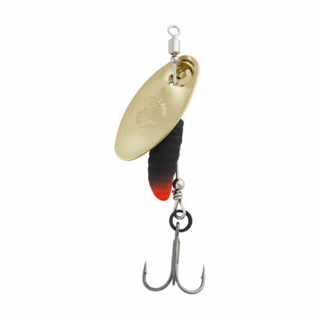 Spinnere - Lingurita rotativa Savage Gear Grub Spinner 1,  3.8g, Gold Black