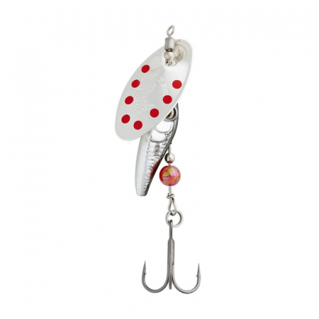 Spinnere - Lingurita Rotativa Savage Gear Sticklebait Spinner 1,  4.5g, Dirty Silver Red