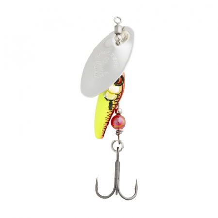 Naluci hard - Lingurita Rotativa Savage Gear Sticklebait Spinner 1,  4.5g, Silver Red Yellow