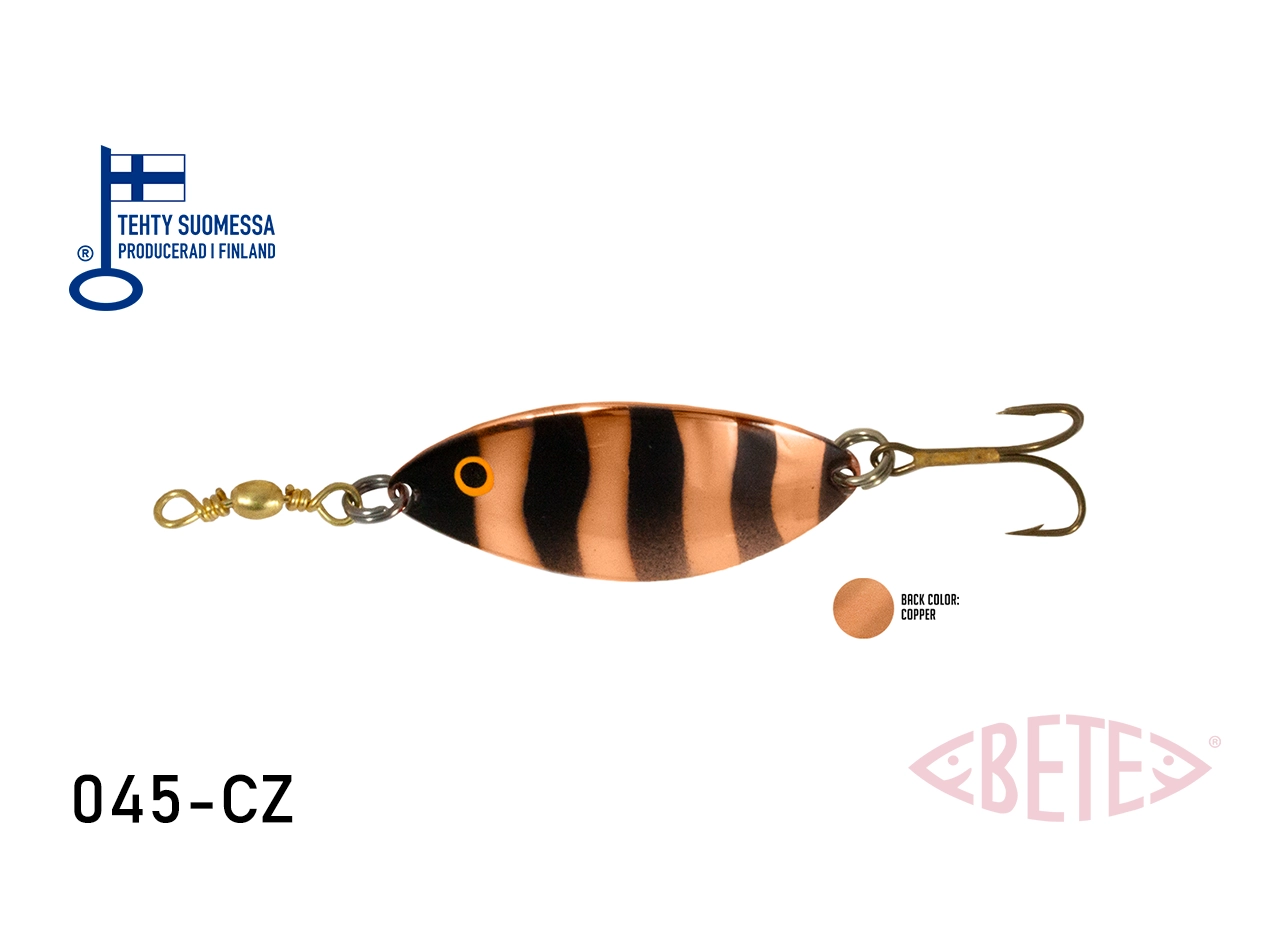 Oscilante - Lingutita Oscilanta Bete Krokodil 45 mm, 8g, CULOARE-045