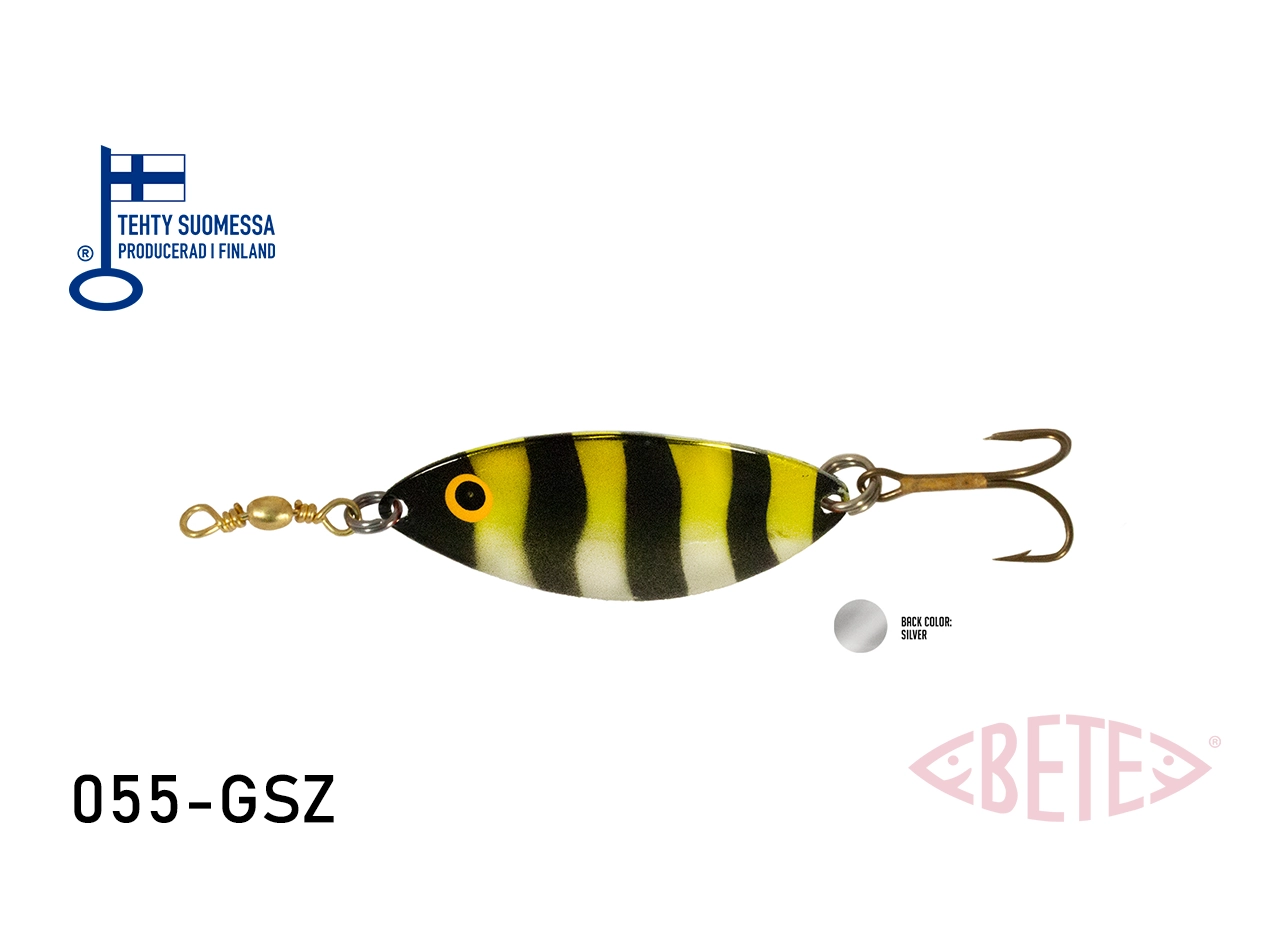 Oscilante - Lingutita Oscilanta Bete Krokodil 45 mm, 8g, CULOARE-055