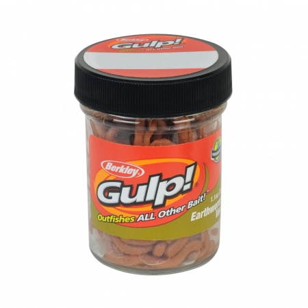 Pentru pastrav - Momeala Berkley Gulp Earth Worm Red 10 cm