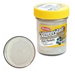 Pastrav - Momeala pentru păstrăv Berkley PowerBait Natural Scent Glitter - aroma pelete de peste