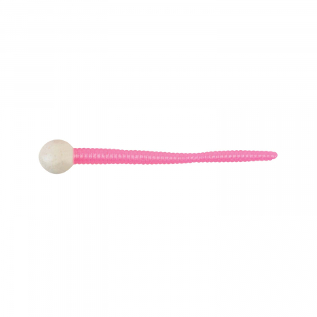 Naluci soft - Momeala Berkley PowerBait Floating Mice Tails Original Scent, 8 cm,White/ Bubblegum, 13 bucati
