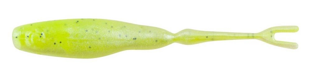 Naluci soft - Momeala Berkley Powerbait Ice Snake -Tongue Minnow 4 cm Chartreuse 14 buc.