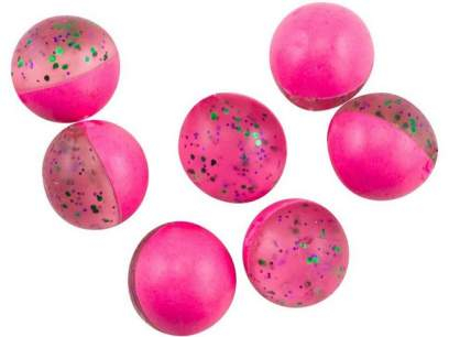 Pastrav - Momeala Berkley Powerbait Power Oua plutitoare transparente, aroma usturoi, Clear Green Purple-Pink