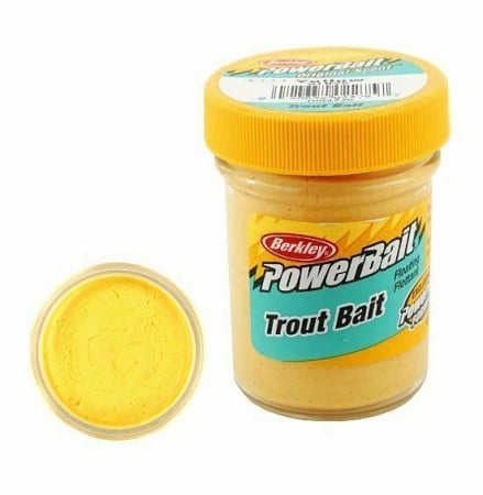 RAPITORI - Momeala pentru pastrav Berkley PowerBait - Fish Scale, Yellow