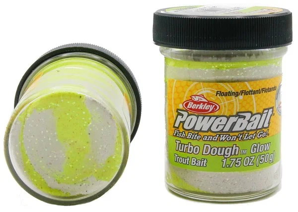 Pastrav - Momeala pentru pastrav Berkley PowerBait Glow-in-the-Dark, Sunshine Yellow
