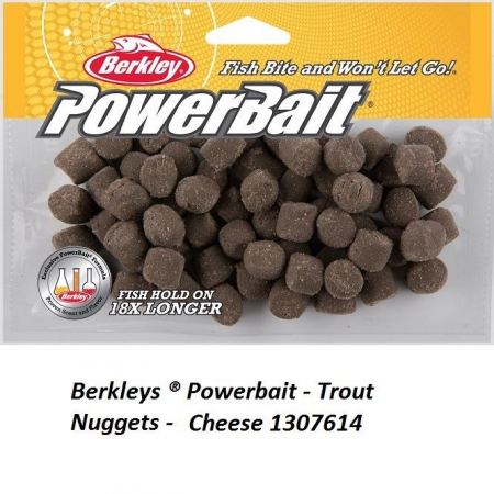 Pentru pastrav - Momeala pentru păstrăv Berkley PowerBait Nugget - Cheese