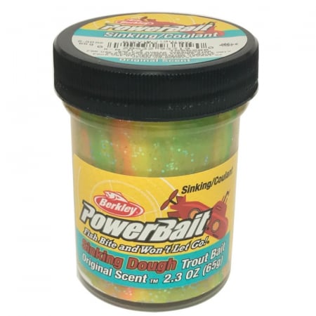 Pastrav - Momeala pentru pastrav Berkley PowerBait Sinking Glitter Trout Bait, Rainbow