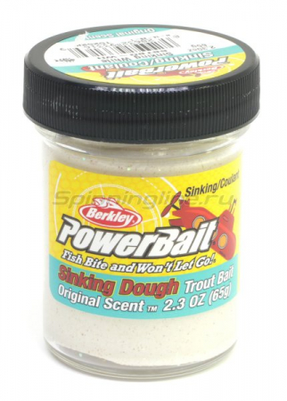 RAPITORI - Momeala pentru pastrav Berkley PowerBait Sinking Glitter Trout Bait, White