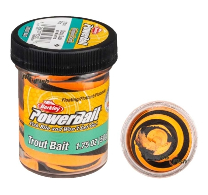 Pastrav - Momeala pentru pastrav Berkley PowerBait Trout Bait Swirl Range, Dizzy Duck