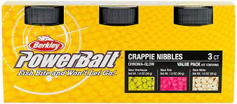 Pastrav - Momeala PowerBait®ChromaGlow Crappie Nibble Asortat 3 bucati
