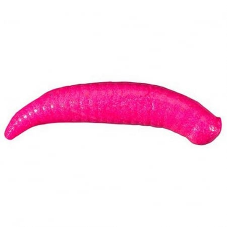 Naluci soft - Momela Worm Berkley Gulp! Floating Pinched Crawler 3cm, culoare Bubblegum 14 bucati