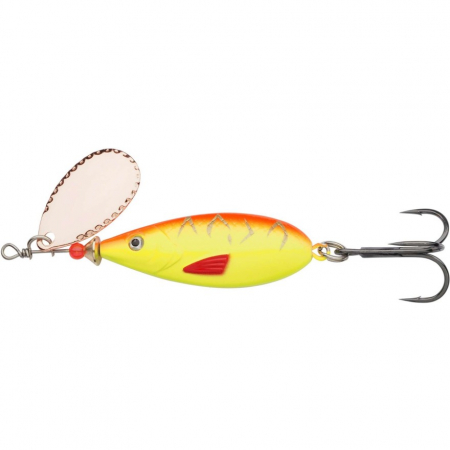 Pentru pastrav - Lingurita rotativa Abu Garcia Droppen Maxi 9g Red Hot Tiger