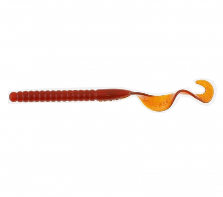 Grub - Naluca Berkley Grub PowerBait Power Worms, Motor Oil, 18cm, 13bucati