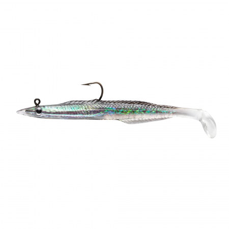 Naluci soft - Naluca Berkley PowerBait Sand Eel 10cm black 4 bucati