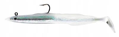 Naluci soft - Naluca Berkley Mounted Sand Eel 12cm white 4 bucati
