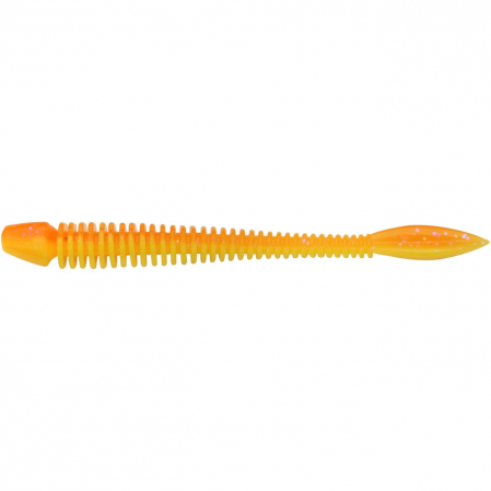 Naluci soft - Naluca Berkley Powerbait Power Flail Fluo Orange/ Sunshine Yellow 5 cm, 12 bucati